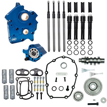 Kit de Comando de Válvulas 475G para Modelos HD® M8 2024-2027 (Tubos de Varetas Pretas)