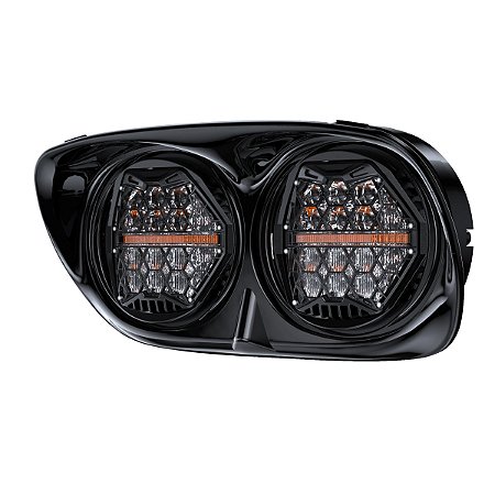 Farol LED HexBeam Pro Harley Road Glide 9913 - Twin13