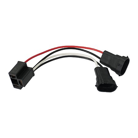 Chicote 12cm Adaptador H4 para H9 / H11 Touring - Twin 13