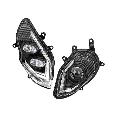 Farol LED para BMW S1000 - Twin13 - Preto