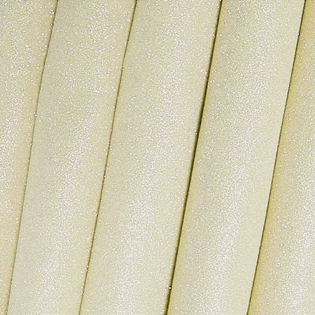 EVA GLITTER PASTEL 40X60 CM AMARELO BAUNILHA