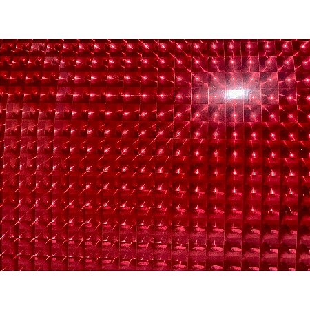 PLACA DE EVA ESPECIAL 40 X 48 CM, 5 FOLHAS - VERMELHO ESCURO (HOLOGRÁFICO)