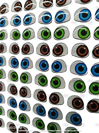 OLHINHOS RESINADOS MODELO 2-M