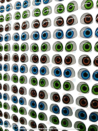 OLHINHOS RESINADOS MODELO 2-P