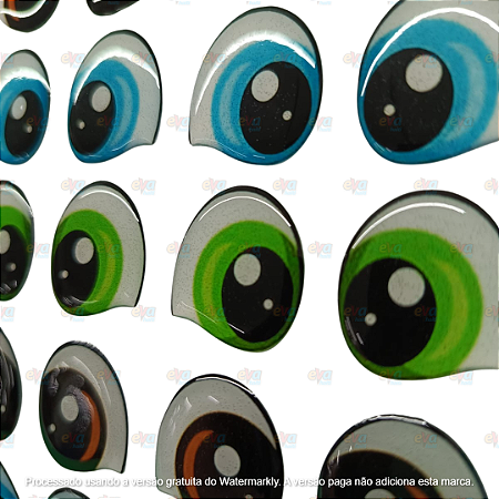 OLHINHOS RESINADOS MODELO 3-GG