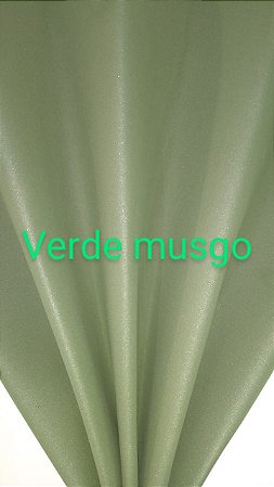 PACOTE COM 10 FOLHAS 40X50 DE 1.5MM ( VERDE MUSGO )