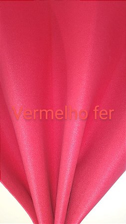 PACOTE COM 10 FOLHAS 40X50 DE 1.5MM ( VERMELHO FERRARI )