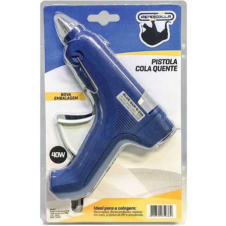 Pistola De Cola Quente/aplicador 40w Rendicolla Grande