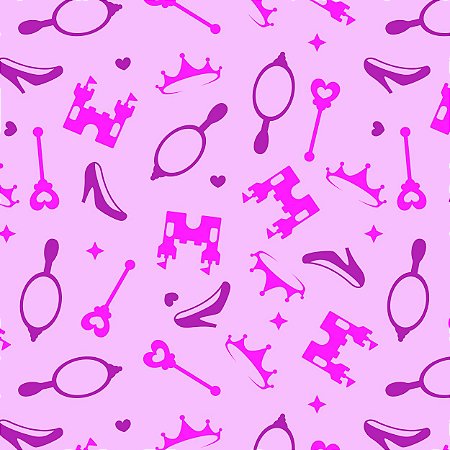 PACOTE COM 5 FOLHAS DE EVA ESTAMPADO MAKE+ PRINCESA