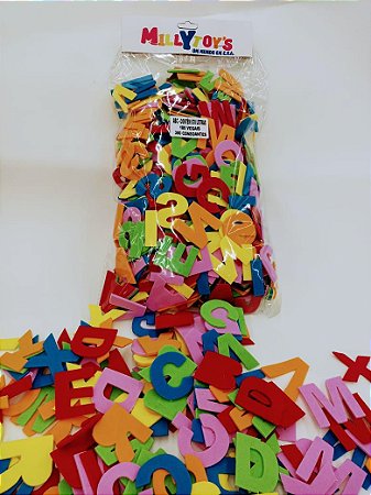 Alfabeto em Eva com 570 letras - Unidade
