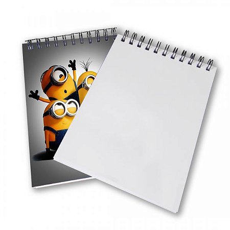 Bloco de Notas Capa Couchê 250g - Tam A5 15x21