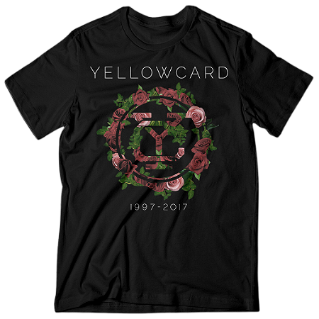 Camiseta Yellowcard, Floral