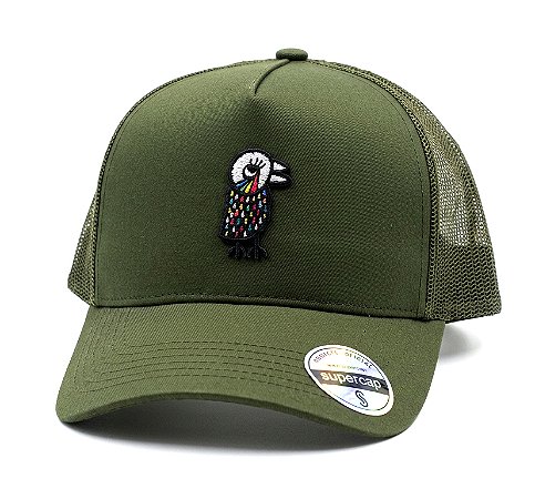 Boné Trucker Takkyu Selective - Musgo