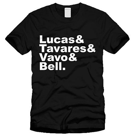 Camiseta Fresno, Lucas, Tavares, Vavo e Bell