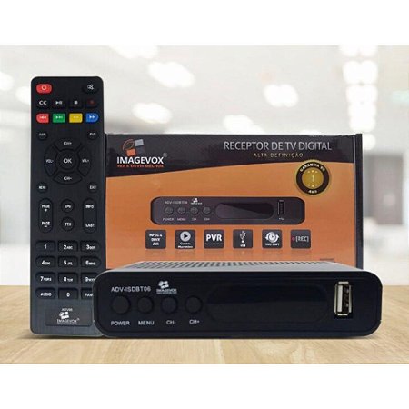 Conversor de Tv Digital Imagevox Full Hd Adv-ISDBT08