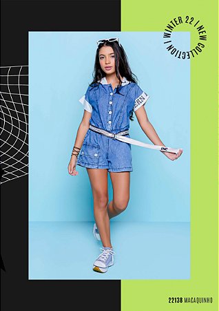 Macacão Lance Livre Jeans