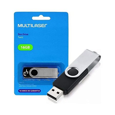 Pendrive multilaser 4 gb twist