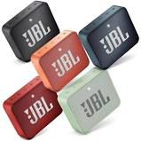 Caixa de Som Portátil Go 2 Black JBL com Bluetooth e à Prova d´Água