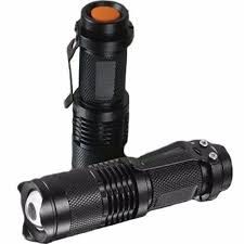 Mini Lanterna Tática Profissional Recarregável Cree Led