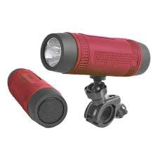 Caixa De Som Bluetooth Para Bicicleta Com Lanterna