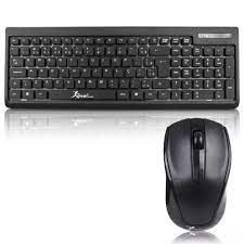 Teclado E Mouse Óptico Sem Fio Wireless Knup Kp-2012