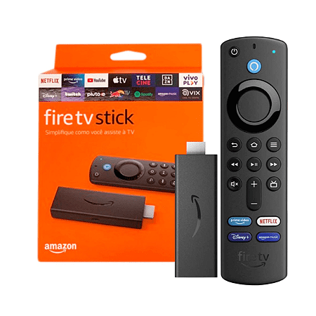 Fire TV Stick com Controle Remoto por Voz com Alexa Streaming em Full HD 3°G