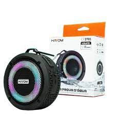 Caixa De Som Bluetooth Hayom CP2701 a Prova D'agua RGB