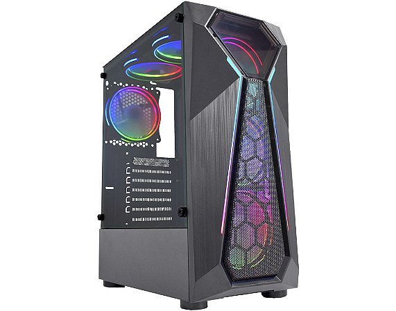 GABINETE GAMER K-MEX  WARLOCK - CG-A1D4