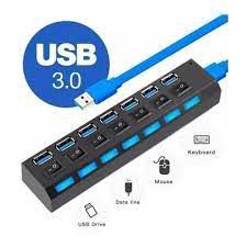 Hub USB 7 Portas USB 3.0 Alta Velocidade