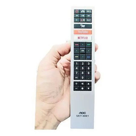 CONTROLE REMOTE SMART TV AOC 9061