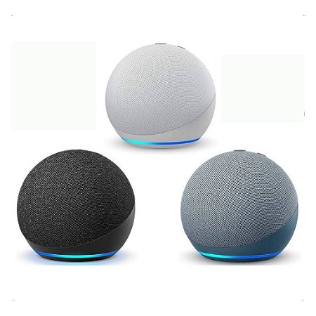 Echo Dot Amazon - Smart Speaker Com Alexa 5° Geração Com Relogio