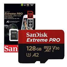 Cartao de memoria 128 giga Sandisk Extreme Pro
