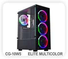 GABINETE GAMER KMEX M.10W5 ELITE MULTICOLOR KMEX