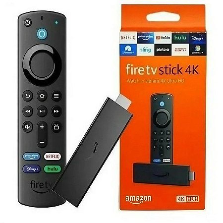 Fire TV Stick 4K com Controle Remoto por Voz com Alexa Streaming em Full HD 2°G