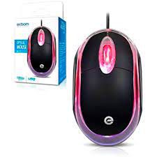 Mouse USB óptico com LED EXBOM / MS-9