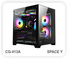 GABINETE GAMER K-MEX AQUÁRIO M.01AD SPACE AQUA KMEX