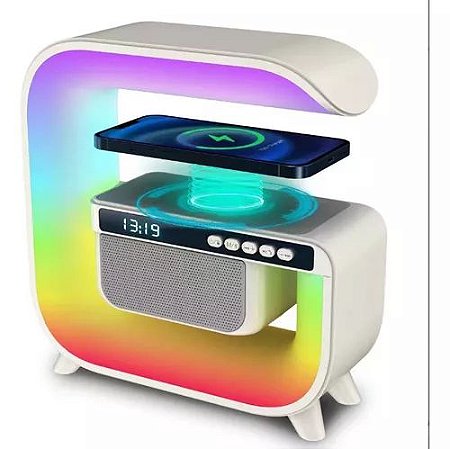Caxia som Alto-falante Bluetooth G3, Relogio Sem Fio G3