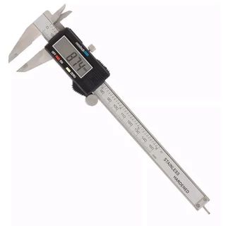 Paquimetro DigitalUnidade de medida: milimetros/ polegadas: 150MM/0-6IC  Precisao: +/- 0,2mm BOM-6502