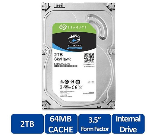 Hd Seagate 2tb Dvr Surveillance Skyhawk St2000