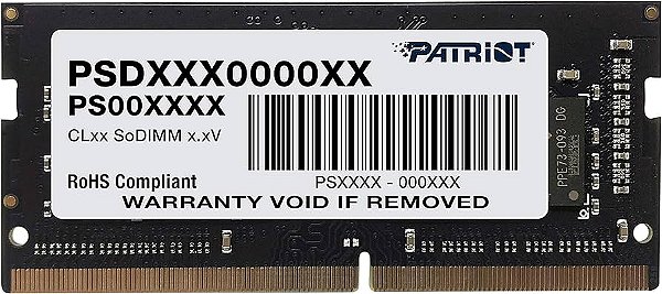 Memória Ram DDR4 16gb 2400 MHZ Patriot Signature