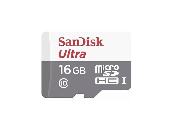 Cartão Micro Sd 16Gb Ultra Sandisk Classe 10