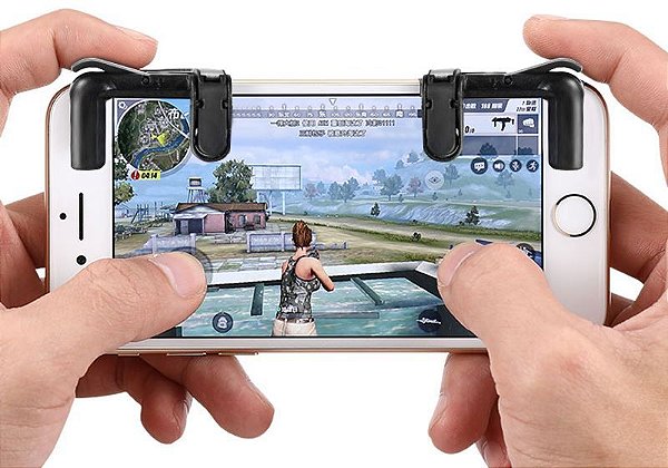 Botão Gatilho L1 R1 Para Smatphone Metal O par