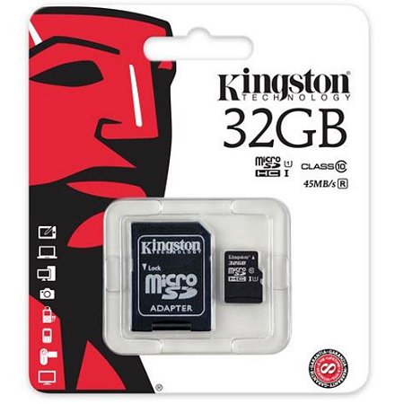 Cartao de memoria 32 giga Kingston Classe 10