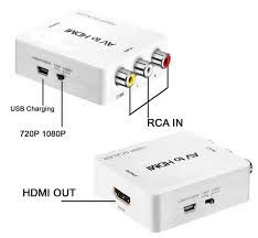 Conversor HDMI para AV RCA 1080P