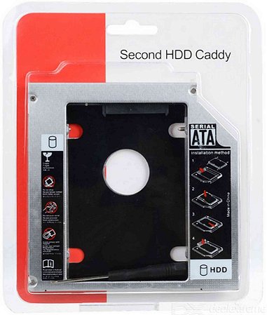 Adaptador Caddy Ssd 12,7mm P/ Notebook