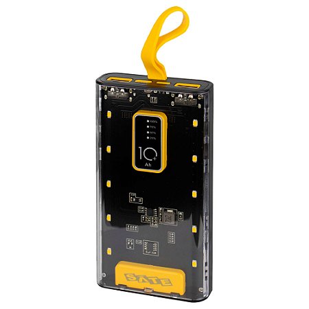 Powerbank 10,000 mah Satellite A-PB410004/3 USB/TIPO C. Transparente