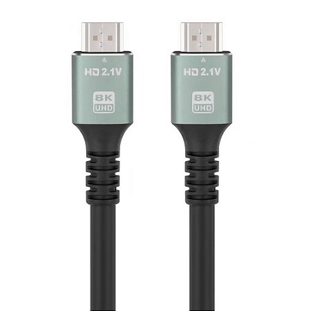 Cabo Hdmi 8K UHD 1,5 metros Preto
