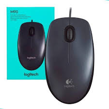 Mouse com fio Logitech M90 Preto USB