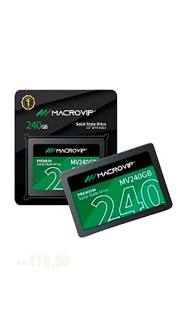 Hd Ssd 240 gb Macrovip Sata 2,5 Pol 7mm Sata