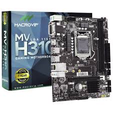 Placa Mãe Macrovip intel H310M LGA 1151 DDR4 VGA/HDMI i3/i5/i7